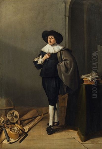 Portrait Of A Scholar Oil Painting by Gerard van Donck