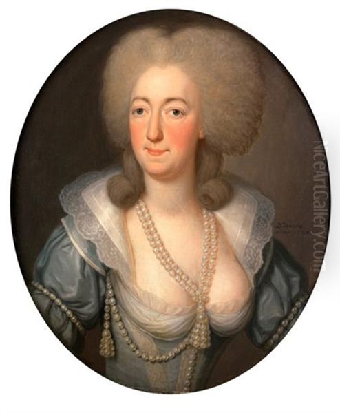 Portrait Presume De Marie-antoinette Oil Painting by Guillaume Dominique Jacques Doncre