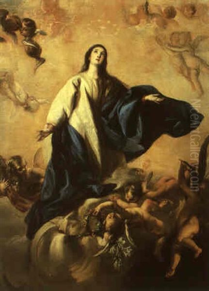 The Immaculate Conception Oil Painting by Jose Jimenez Donoso