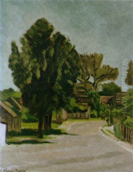 Die Strasse Oil Painting by Numa Donze