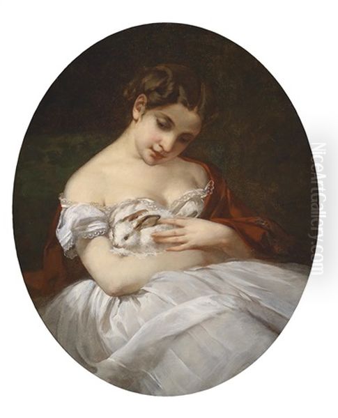 Der Kleine Liebling Oil Painting by Armand Dore