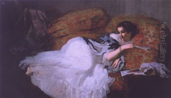 After The Ball Oil Painting by Armand Dore