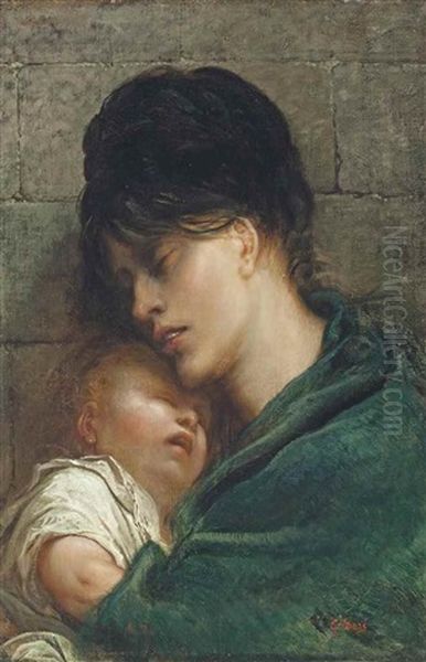 L'enfant Blesse Oil Painting by Gustave Dore