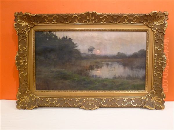 Marais Oil Painting by Emile Van Doren