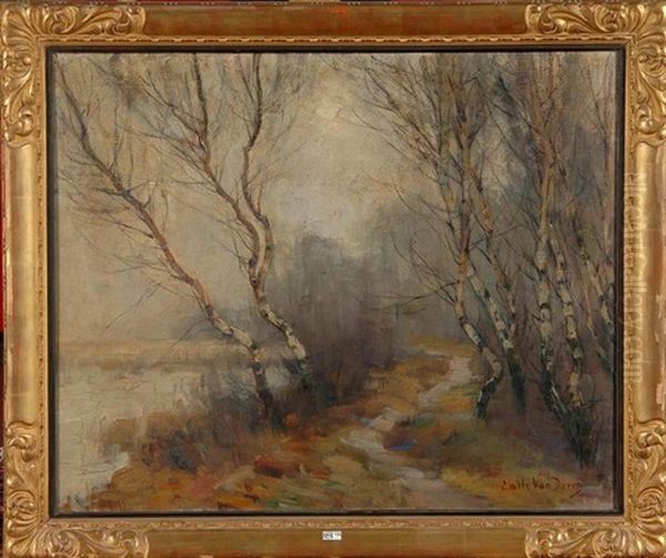 Paysage D'automne Oil Painting by Emile Van Doren