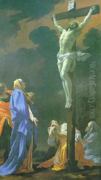 Le Christ En Croix Oil Painting by Michel Dorigny