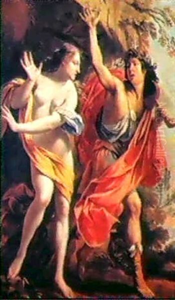 Orfeo Ed Euridice Oil Painting by Nicholas Dorigny