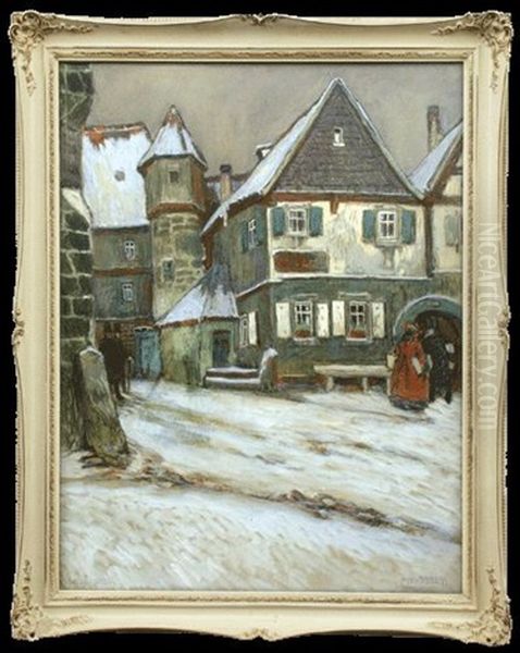 Weihnachten Oil Painting by Ferdinand Dorsch