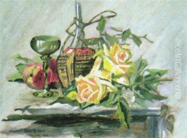 Blumenstilleben Oil Painting by Ferdinand Dorsch