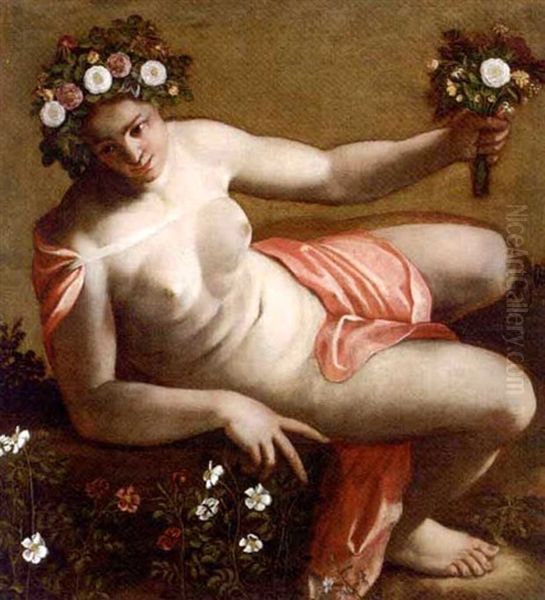 Flora Oil Painting by Dosso Dossi