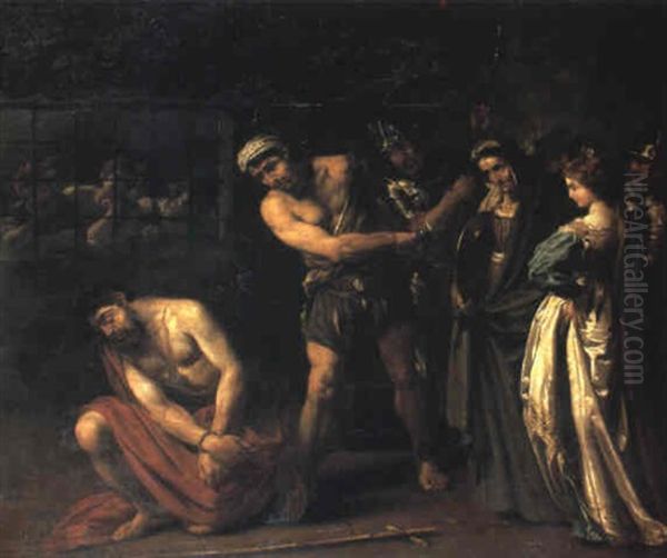 The Beheading Of St. John The Baptist Oil Painting by Gerard Douffet