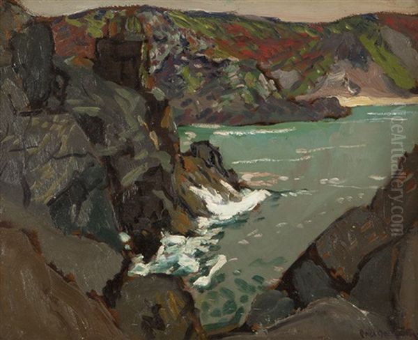 Rocky Cove Oil Painting by Paul Dougherty