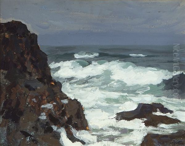 Off The Maine Coast Oil Painting by Paul Dougherty