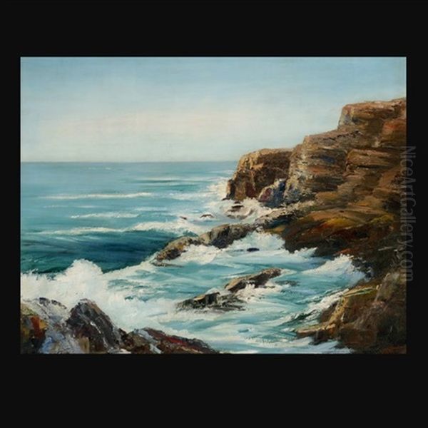 The Blue Pacific Oil Painting by Paul Dougherty