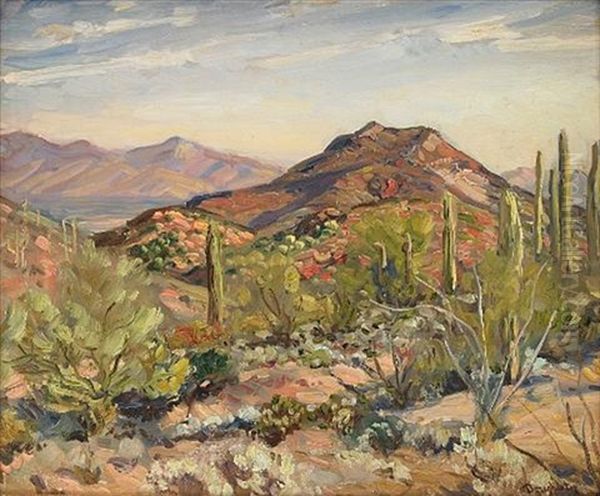 Desert Garden Oil Painting by Paul Dougherty