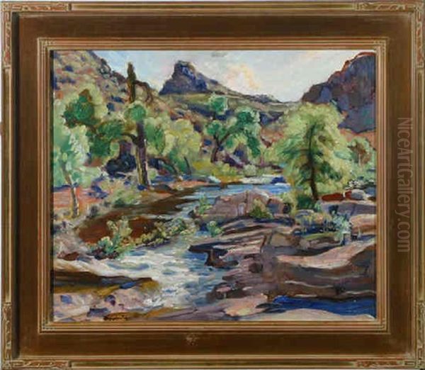 Canyon After Rain Oil Painting by Paul Dougherty