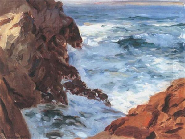 Cliff Shadows Oil Painting by Paul Dougherty