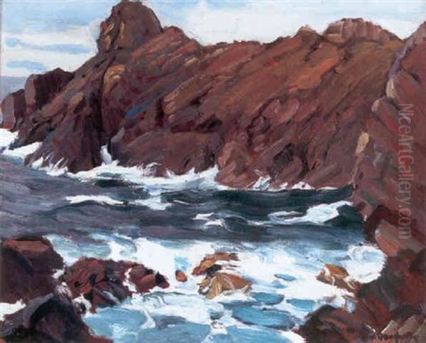 Tide Pools Oil Painting by Paul Dougherty