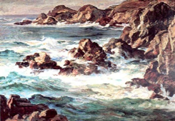 Marine - Ouessant (on A Far Away Coast) Oil Painting by Paul Dougherty