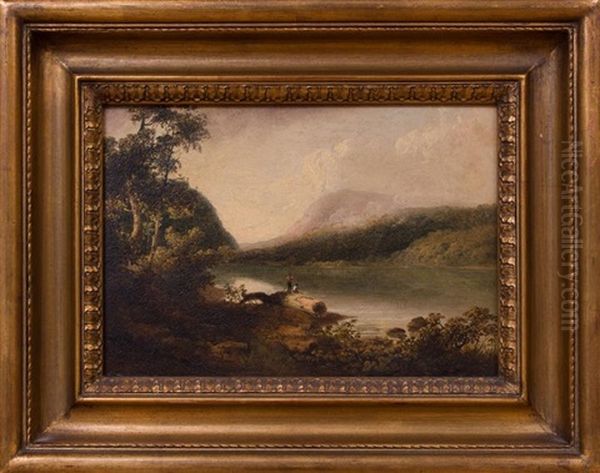 Delaware Water Gap Oil Painting by Thomas Doughty