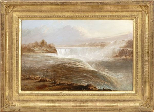 Niagara Falls Oil Painting by Thomas Doughty