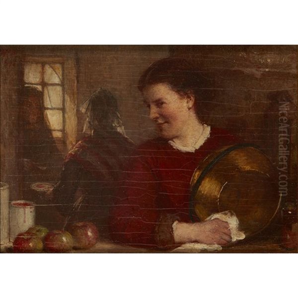 The Kitchen Maid Oil Painting by William Fettes Douglas