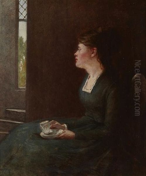 The Reverie Oil Painting by William Fettes Douglas