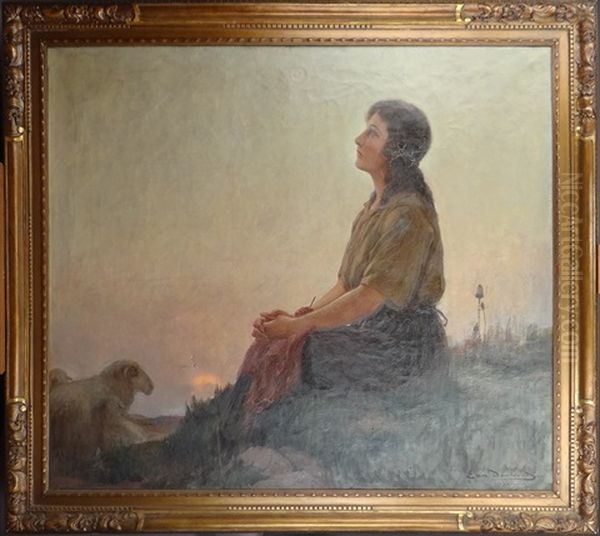 Quietude Oil Painting by Edmond Doumont