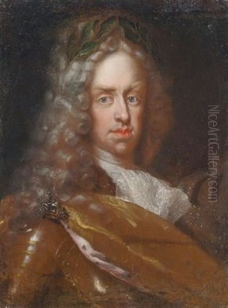 Bildnis Kaiser Josef I Oil Painting by Jan Frans van Douven