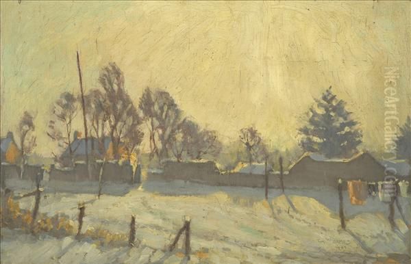 January Morning Oil Painting by Thomas W., Tom Armes