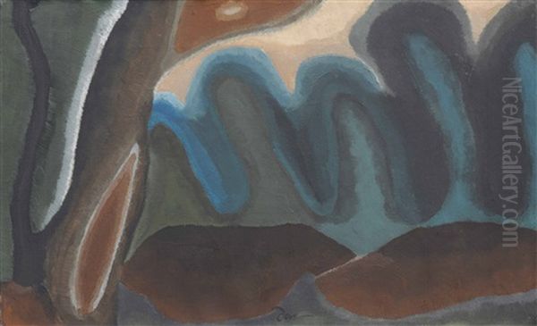 Canandaigua Outlet, Oaks Corners Oil Painting by Arthur Dove