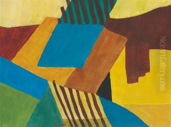 Rectangles Oil Painting by Arthur Dove