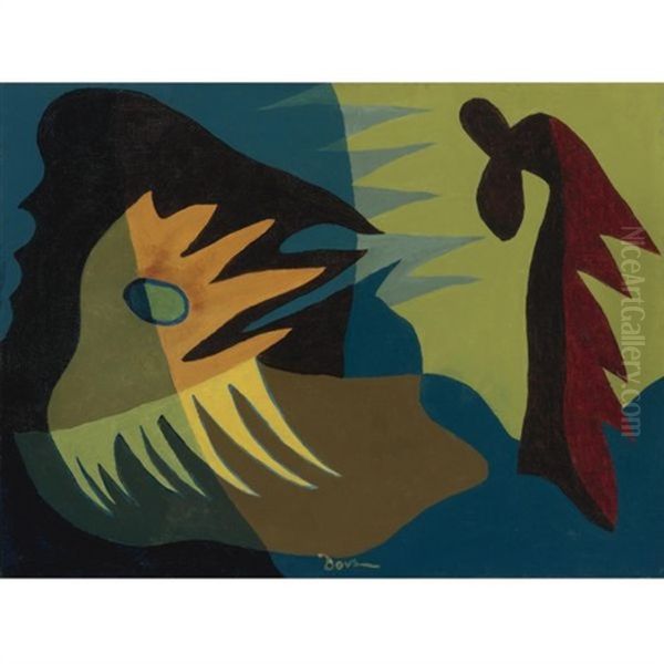 Arrangement Oil Painting by Arthur Dove