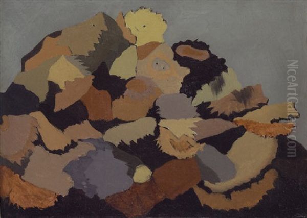 Wood Pile Oil Painting by Arthur Dove