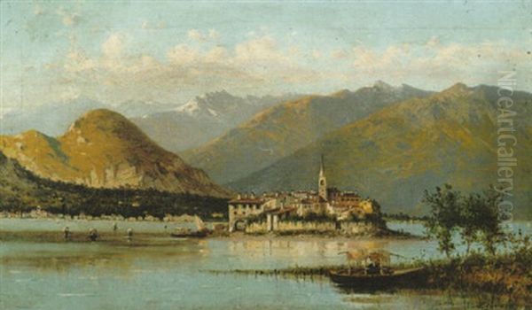 Isola Bella Oil Painting by Achille Dovera