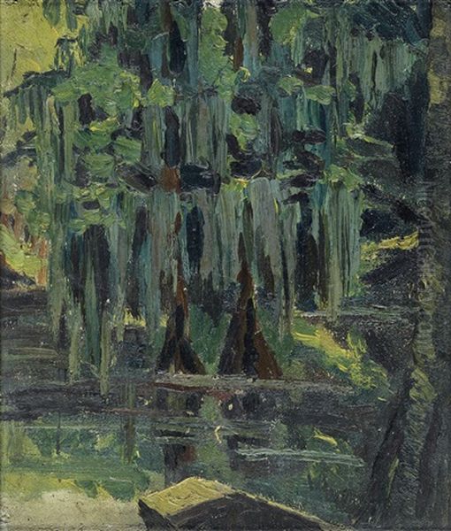 Landscape Oil Painting by Arthur Wesley Dow