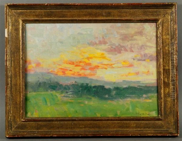 Landscape Oil Painting by Arthur Wesley Dow