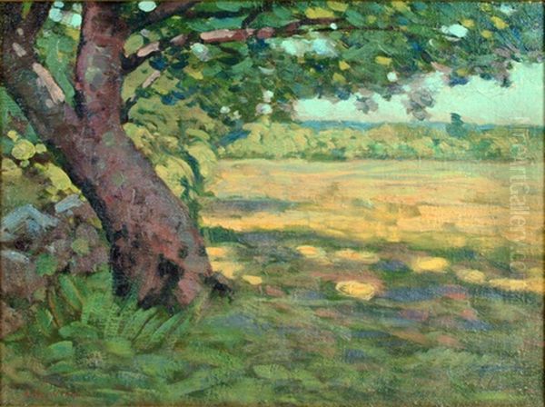 Shadow Of The Apple Tree Oil Painting by Arthur Wesley Dow