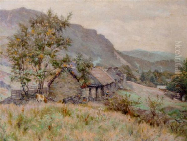 The Campsie Hills, Scotland Oil Painting by Charles Rennie Dowell