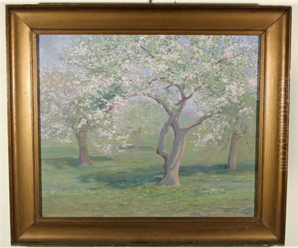 The Orchard Oil Painting by John Ireland Howe Downes