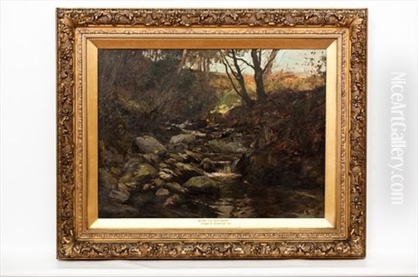 On The Clunter Burn Oil Painting by John Patrick Downie