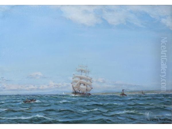 Firth Of Clyde Oil Painting by Patrick Downie