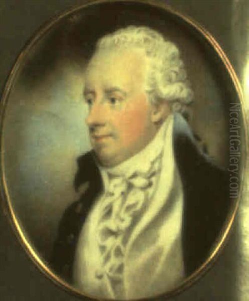 Portrait Of John Hussey, Baron Delaval Of Seaton Delaval Oil Painting by John Downman