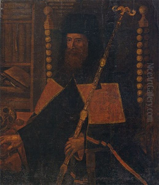 Portrait Of Timotheos Typaldos Oil Painting by Panayotis Doxaras