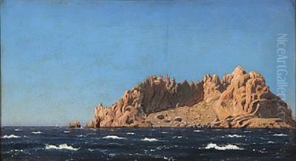 Fra Middelhavet Oil Painting by Holger Henrik Herholdt Drachmann