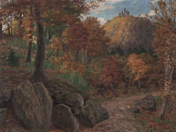 Landscape Oil Painting by Peter Paul Draewing