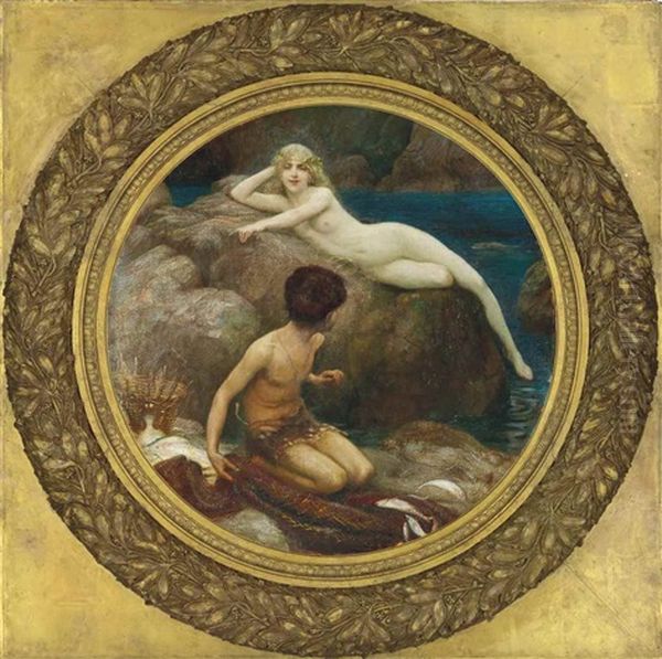 The Naiad's Pool Oil Painting by Herbert James Draper