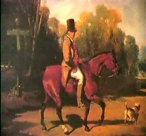 Le Cavalier Oil Painting by Alfred De Dreux