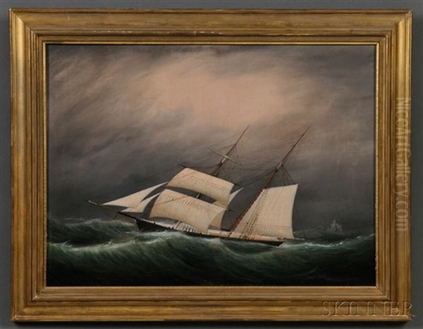 Morning Star. In A Gale Oil Painting by Clement Drew