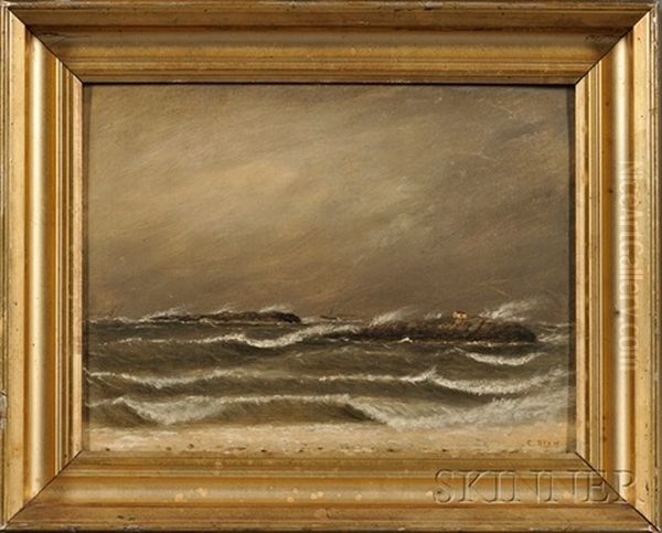 View Of Black Rock, Cohasset, Massachusetts by Clement Drew